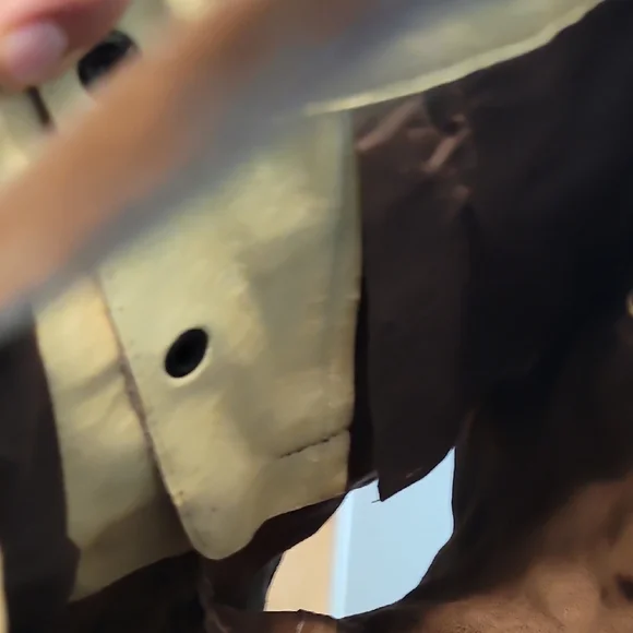 Kid's Brown Leather Lederhosen Shorts with Suspenders - Picture 10 of 10